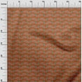 thumbnail image 2 of oneOone Georgette Viscose Fabric Fish Block Print Sewing Fabric BTY 42 Inch Wide, 2 of 4
