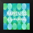 thumbnail image 2 of Dos Santos, Bella 15x15 Black Modern Framed Museum Art Print Titled - Happiness IS Homemade, 2 of 5