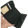 thumbnail image 2 of Michael Kors Jet Set Travel Large Trifold Wallet Admiral Blue Signature MK, 2 of 4