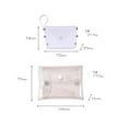 thumbnail image 3 of Casual Organizer Case Wash Pouch Coin Purse Travel Organizer PVC Cosmetic Cases Mask Storage Bag Pencil Case Makeup Bags Cosmetic Bags D PENCIL CASE2, 3 of 8