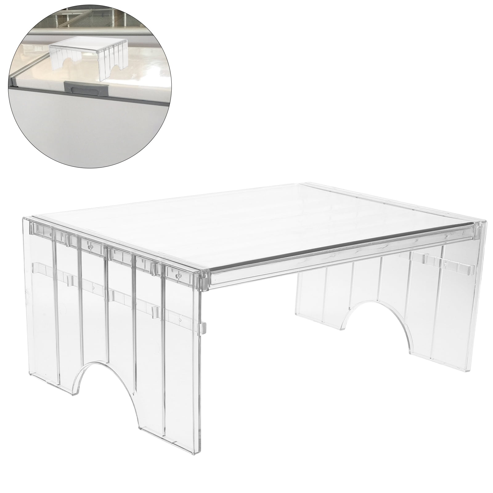 AURARMLET Easy Clean Adjustable Fridge Shelf Organizer Stackable Freezer and Cabinet Storage