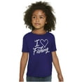 thumbnail image 3 of I Love Fishing Hook Heart Cute Cool Girls Kids T Shirt Tees Teen Brisco Brands L, 3 of 6