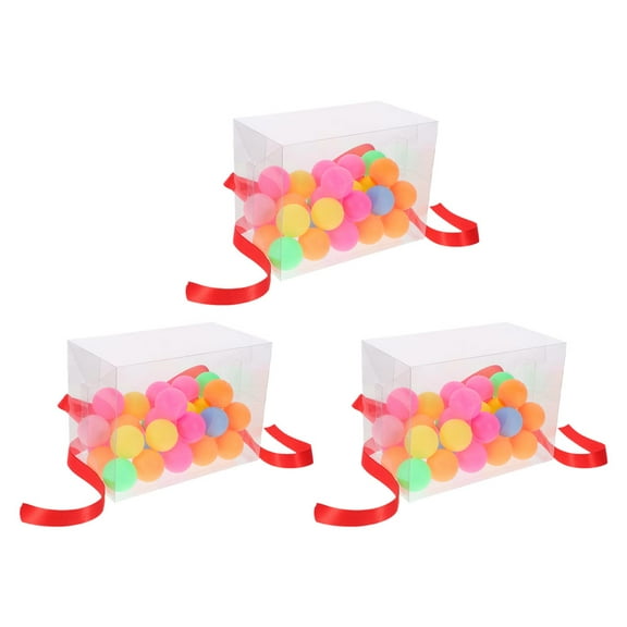 Hemobllo 3Sets Multiplayer Shaking Ball Game with Ping Pong Balls Multi Game for Weddings and Gatherings