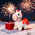 thumbnail image 1 of YANGHONGY Porte-Clés Cheval de Feu Rouge Cheval - Petite Poupée Mignonne et Adorable, 1 of 6