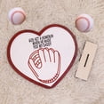 thumbnail image 6 of Father's Day Baseball Decorations, Baseball Wood Sign Table Desk Decor ornament Gifts for Dad from Son Daughter Heart Shaped Father's Day Surprise Gift1/2/3/4/6PCS, 6 of 8