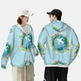 thumbnail image 6 of Gaeub Dreaming Travel Men's and Women's UPF 50+ Long-Sleeved Sun Protection Clothing, Fishing Shirt Long Sleeve Zip - Small, 6 of 9