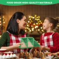 thumbnail image 4 of 3D Christmas Tree Baking Mould cake pan silicone mold,5 cavities christmas tree for bread, mousse cake,muffins,ice cubes, 4 of 5