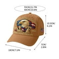 thumbnail image 3 of 1/2/3PCS U.S. 250th Anniversary Retro Washed Cap, Adjustable U.S. 250th Anniversary Tribute Hat, Patriotic Cap,Eagle – Adjustable Patriotic Embroidered Baseball Cap with Bald Eagle, Retro Washed Cap, 3 of 4