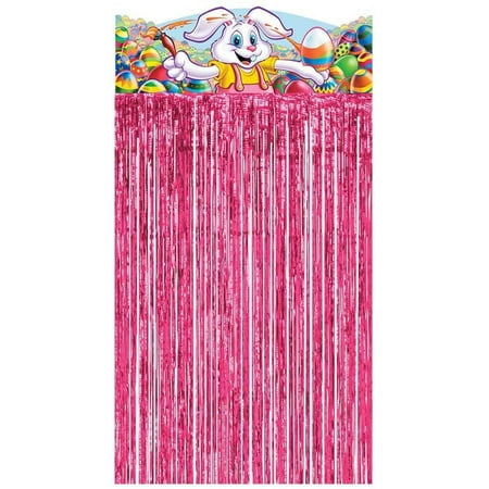 PMU Easter Celebrations Easter Bunny Character Curtain - Party Decoration and Accesories (1/pkg) Pkg/1