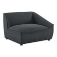 thumbnail image 2 of Modway Comprise Fabric Right Arm Sectional Sofa Chair in Charcoal, 2 of 5