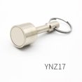 thumbnail image 3 of Magnetic Key Chain Metal Key Ring Stainless SteelStrong Pocket Hanging Holder Portable Tools Silver Lodestone Permanent Magnet YNZ17 Base Diameter 17mm, 3 of 6