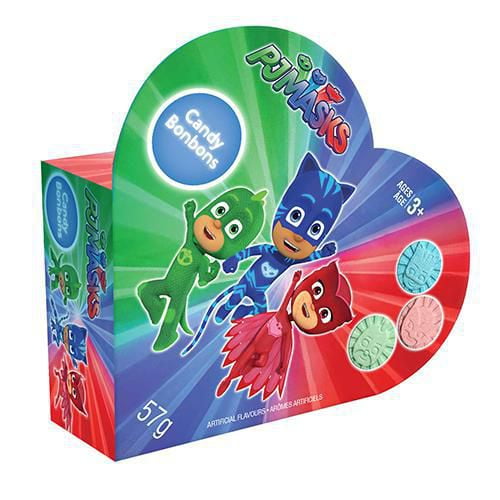 COEUR BOÎTE BONBON PJ MASKS 57G PJ MASKS COEUR BOX