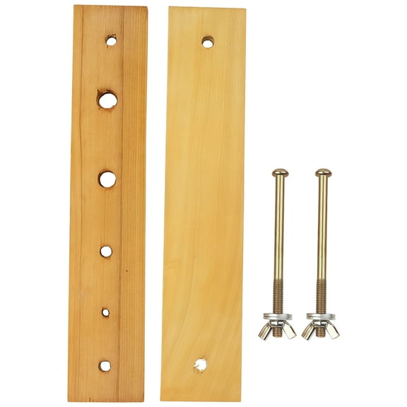 Wood Bookbinding Press with Bolts, Paper Clamp Kit for Book Pressing, Paper Gluing and DIY Craft Binding, Portable Book Press Tool for Hobby and Studio Use