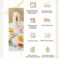 thumbnail image 4 of Soy Milk Maker, Automatic Soy Milk Maker Machine Creamy White Easy To Wash Multifuntional  for Restaurant, 4 of 7