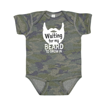 

Inktastic Waiting for My Beard to Grow in Gift Baby Boy Bodysuit