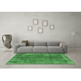thumbnail image 3 of Ahgly Company Indoor Rectangle Oriental Emerald Green Industrial Area Rugs, 7' x 10', 3 of 4