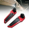 thumbnail image 5 of Rear Passenger Footpad Footboard Foot Steps Foldable Pedals Rests for Adv160 Red, 5 of 8