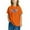 Orange, variant on Eltusu Girls Cotton T-shirts, Pullover Crewneck Short Sleeve Loose Fit Graphic Tee Orange Size 7-8 T