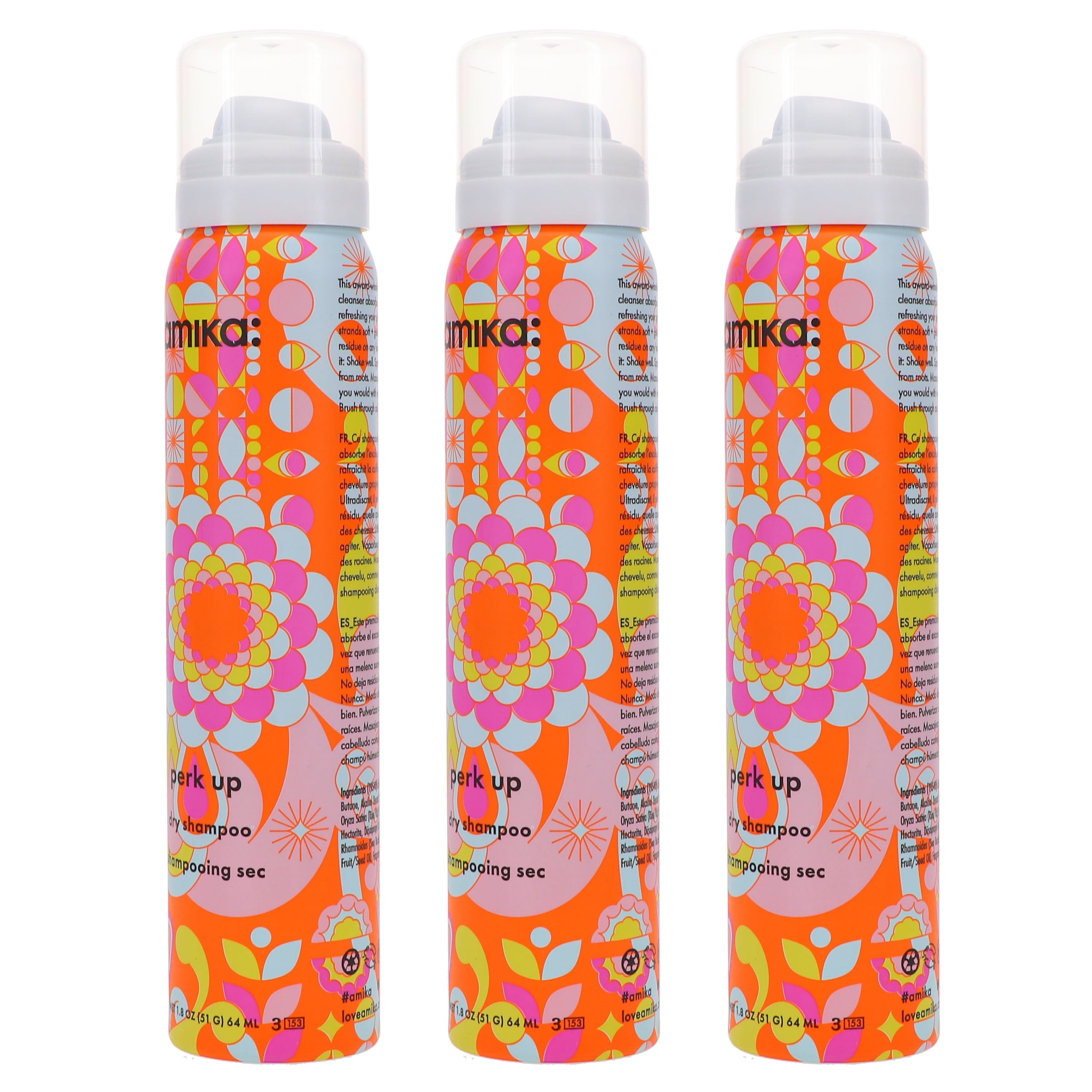 Amika Perk Up Dry Shampoo 1 oz 3 Pack