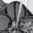 thumbnail image 4 of Egg Frying Pan, 4 Hole Non-stick Fried Egg Burger Pan, Breakfast Egg Pancake Pan, 4 of 4