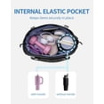 thumbnail image 3 of Colchoneta de yoga Tote Sportsnew para mujer y hombre, impermeable, negra, 3 of 9