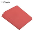 thumbnail image 3 of Uxcell Colored Copy Paper 8.3x11.7" 80gsm Bright Red 25 Sheets, 3 of 6