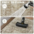 thumbnail image 4 of PABUBE Vintage Indoor Doormat Washable, Boho Entry Rug for Front Door - Low Profile Retro Welcome Mat for Inside Non Slip Entryway Rug 24"x35", 4 of 11