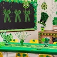 thumbnail image 6 of MZXELPRJD 2PCS St Patricks' Day Glitter Bow for Wreath 13.7 x 9.4in Green Irish Bows Ribbon Ornaments for Front Door Fireplace Tree Topper DIY Crafts Party Decorations Indoor Outdoor, 6 of 8