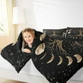 thumbnail image 4 of Feelyou Hippie Life Tree Queen Comforter Set, Mystic Stars Moon Bedding Sets, Bohemian Southwestern Reversible Bedding Comforter Set, Luxury Bedroom Decor, 3-Piece, 4 of 8