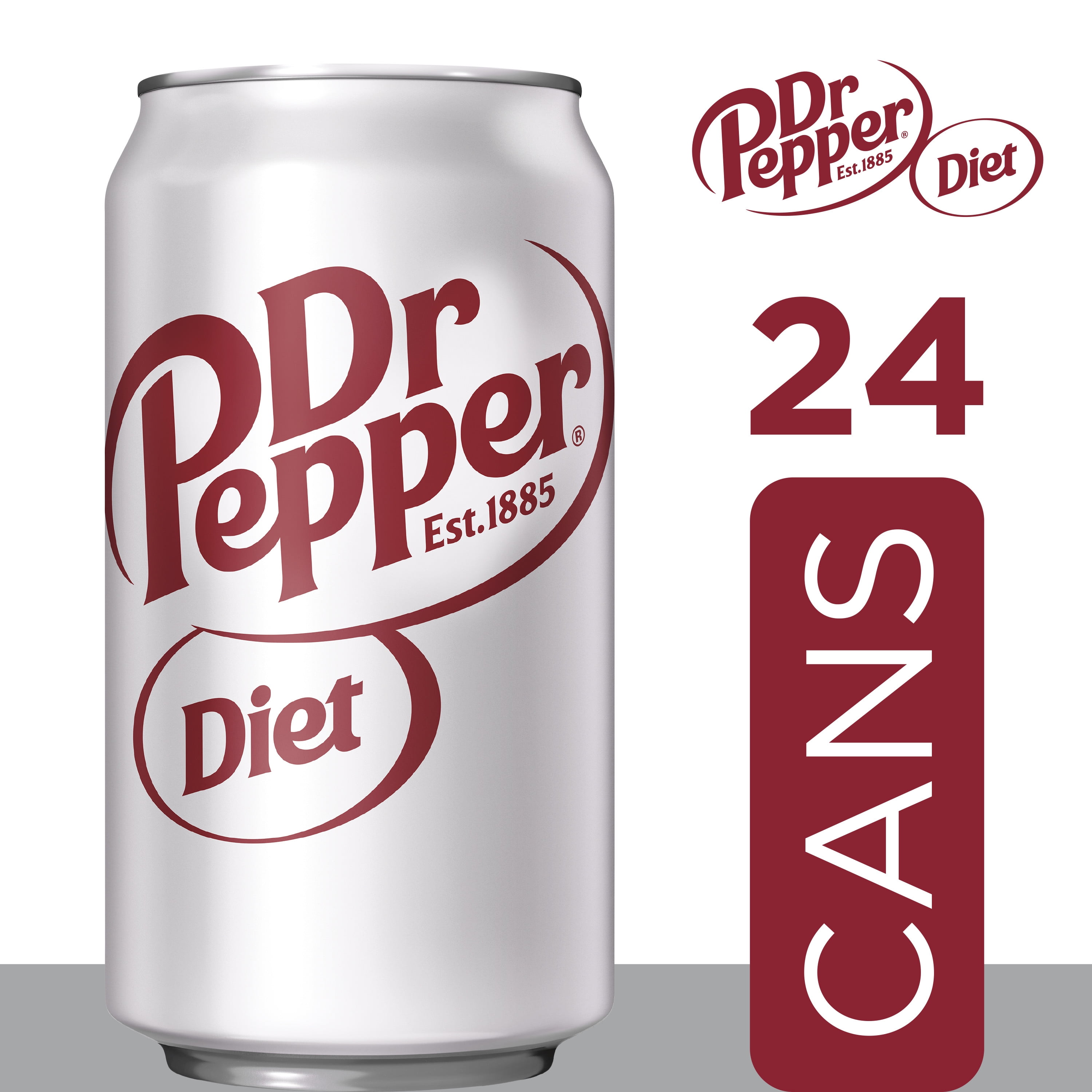 Buy Diet Dr Pepper Soda, 12 fl oz cans, 24 pack Online at Lowest Price