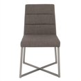 thumbnail image 4 of Eurostyle Tosca  Dining Chair in Dark Gray and Stainless Steel, 4 of 4