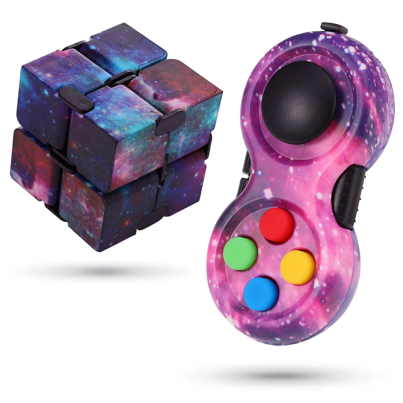 Qweryboo Fidget Toys Infinity Cube Sensory Infinity Cube Fidget Blocks For Stress And Anxiety Relief Mini Preschool Toys Purple Walmart Com