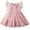 Pink, variant on Girls Lace Dress 7-8 Floral Embroidered Flutter Sleeve Fashion Tulle Ruffle Dresses Cute Size 7 Girl Clothes, Beige, 4-5 Years
