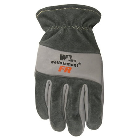 Flame Resistant Gloves - Cowhide Leather Flame Resistant Work Gloves, Tan