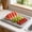 Gray, variant on Double Layer Drainage Tray - Food Grade Plastic Multipurpose Drying Mat for Kitchen Countertop, Tea Cup, Utensils | 15.1x8.8in Drainage Drying Rack