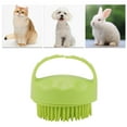 thumbnail image 6 of Unique Bargains 1 Pc Durable Handle Pet Grooming Bath for Dog for Cat 3.11"x3.11"x2.95" Green, 6 of 6