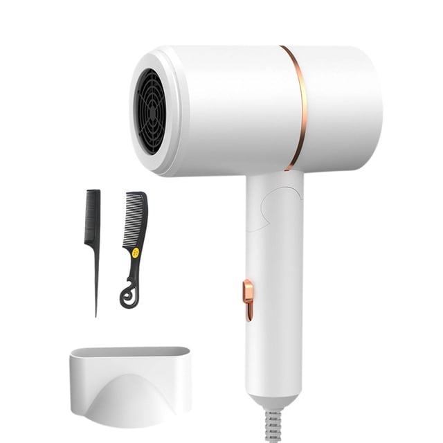 Travel Hair Dryer Blue Light Hair Care Gradient Hair Dryer Hair Dryer Household Constant Temperature Cold and Hot Hair Dryer Silent Hair Dryer Ionic Hair Dryer