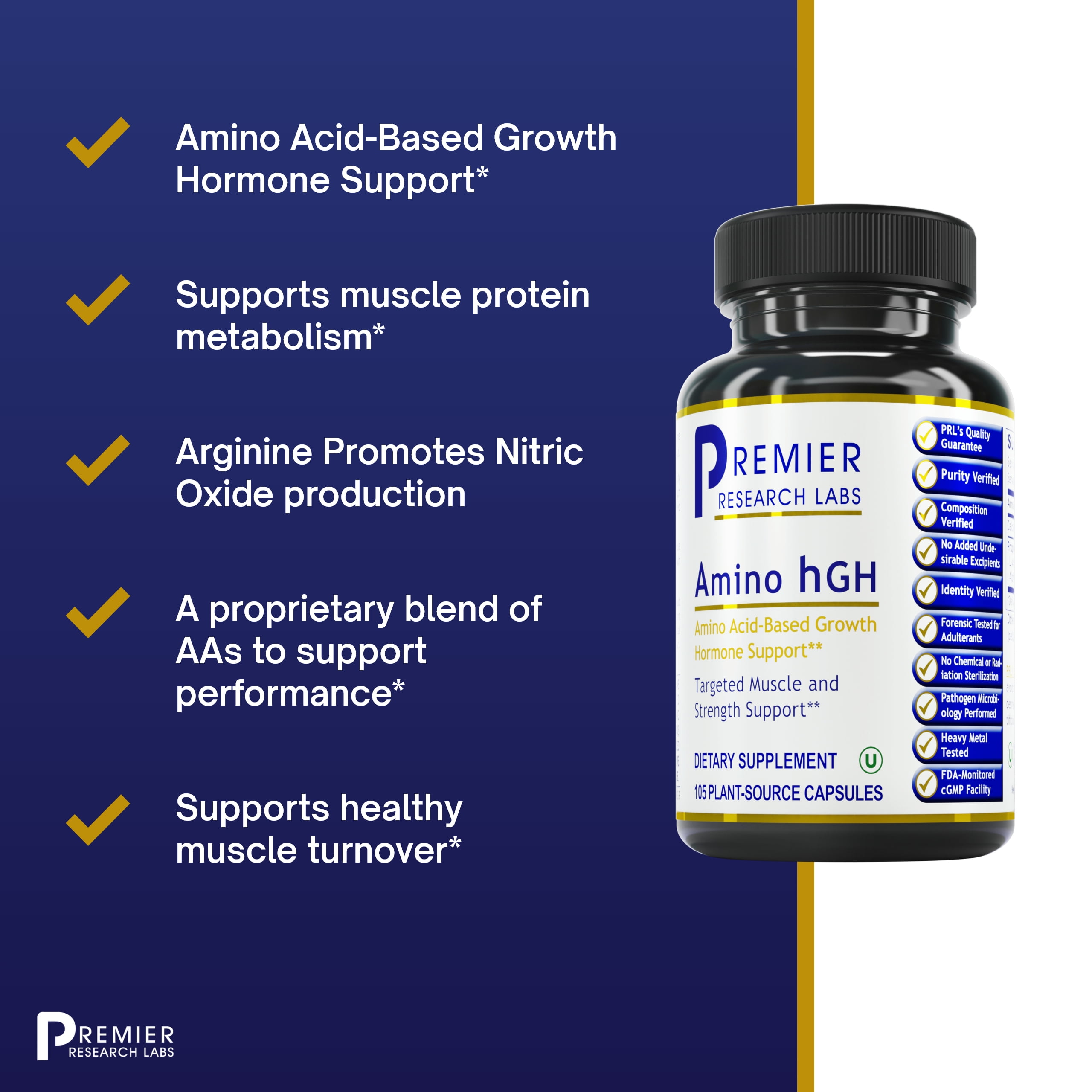 Premier Research Labs Amino hGH - Essential Amino Acids Formula