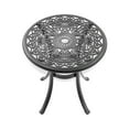 thumbnail image 2 of Round Aluminum Patio Dining Table | Ideal for Garden Dining and Relaxation | High-Temp Polyester Coated Aluminum | Anti-Slip Foot Pads for Stability, 2 of 2