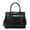 black, variant on Vintage Women Snakeskin Grain Oil Leather Handbag Large Capacity Crossbody Shoulder Bag Pusrse