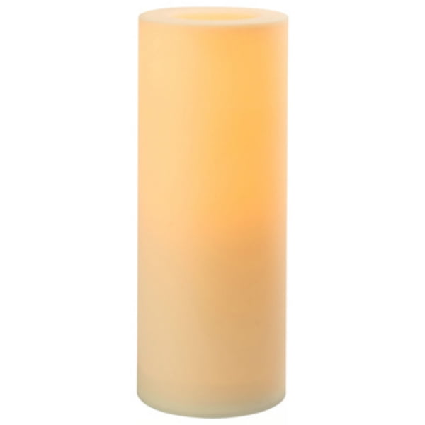 Inglow White Outdoor Pillar Candle 15 In H X 6 Dia Each Pack Qty 1 Com Inglow White Outdoor Pillar Candle 15, Inglow Outdoor Flameless Candles With Timer