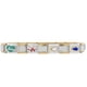 thumbnail image 2 of Pulsera Tipo italiana Bicolor 5 charms de amor y estilo Acero Inoxidable Horoz WH545, 2 of 4