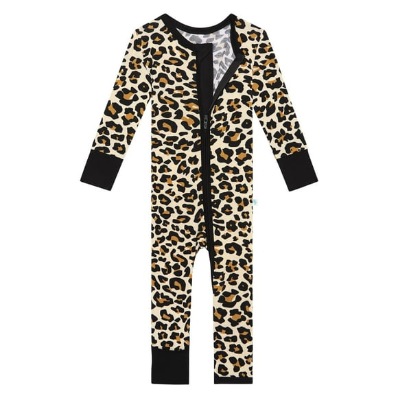 Pijama Posh Peanut Lana Leopard para bebés, 2 años