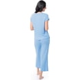 thumbnail image 2 of Fruit of the Loom Women's Dolman Sleeve and Cropped Pant Sleep Set, 2 of 7