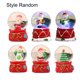 thumbnail image 2 of Bola de nieve de cristal para decoración navideña, decoración navideña, manualidades brillantes, árbol de Papá Noel, muñeco de nieve, bola de cristal, adorno para decoración del hogar, 2 of 5