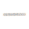 thumbnail image 3 of 1/2 Carat Natural Diamond Wedding Band Ring in 14K Rose Gold (Ring Size 9.75), 3 of 5