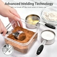 thumbnail image 6 of U-Taste 18/8 Stainless Steel Measuring Cups and Spoons Set: 10-Piece Metal Stacking Measure Set for Baking Cooking with Strengthened Welds (Black), 6 of 11