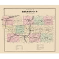thumbnail image 2 of Caldwell 31x26 Gold Ornate Wood Framed with Double Matting Museum Art Print Titled - Holmes Ohio - Caldwell 1907, 2 of 4