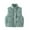 Green, variant on Esaierr 3-12Y Toddler Kids Boys Girls Winter Sleeveless Cotton Jacket Solid Color Warm Vest Zipper Thickened Waistcoat Coats