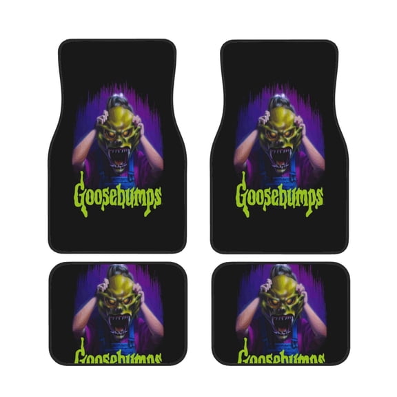 Goosebumps Car Floor Mats Car Mats 4 Pieces Full Set Auto Mats Fit for SUV Trucks Durable Universal Car Accessories Anti-Slip Automotive Floor